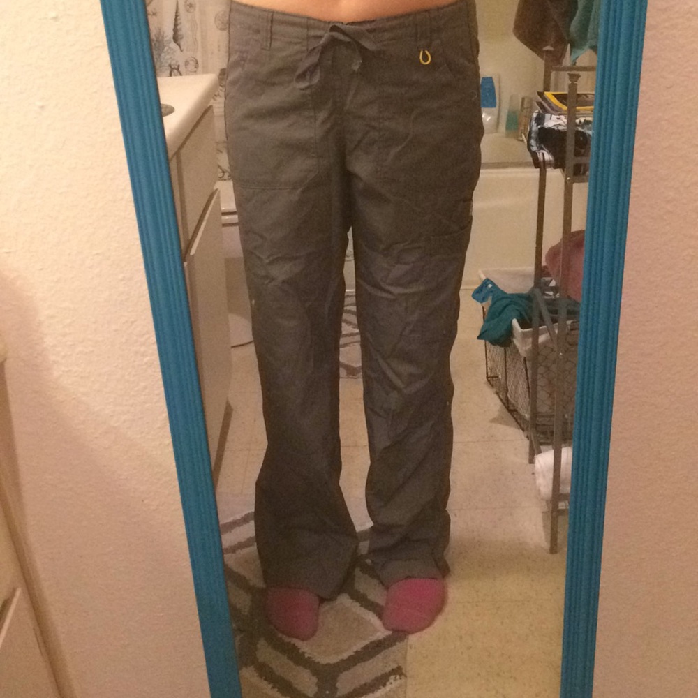 Grey scrub pants